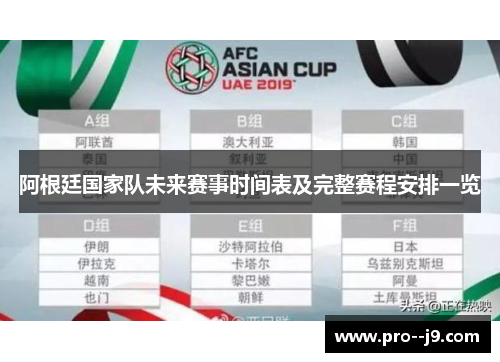 阿根廷国家队未来赛事时间表及完整赛程安排一览 阿根廷国家队未来赛事时间表及完整赛程安排一览