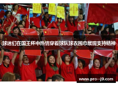 球迷们在国王杯中热情穿着球队球衣围巾展现支持精神